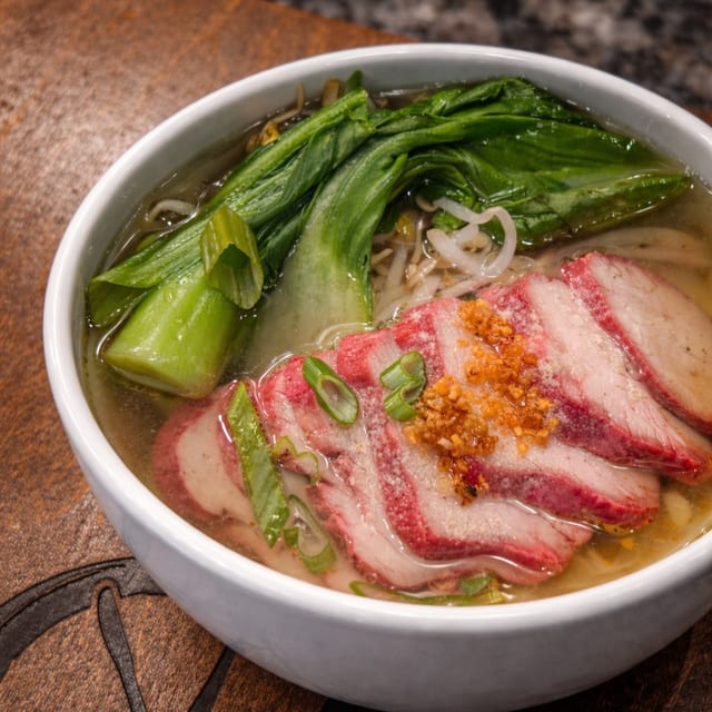 BBQ Pork Noodle Soup.