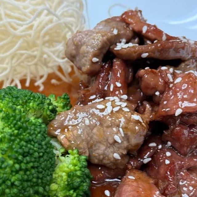 Sesame Honey Beef.
