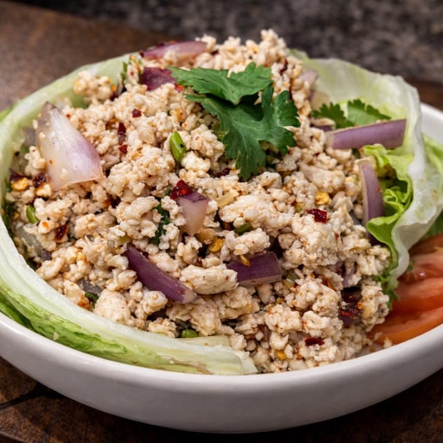 Thai Larb Chicken Salad.