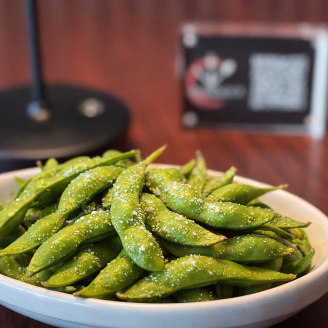 Edamame (Salted, Garlic Chili).
